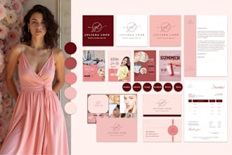 design modern logo and brand identity design or branding kit