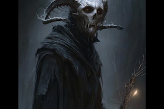 fantasy horror and fantasy horror character