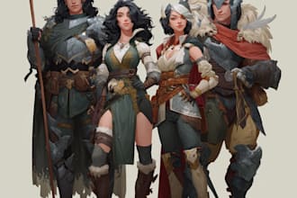 draw your dnd party