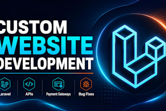 build laravel web apps, apis, saas and admin dashboards
