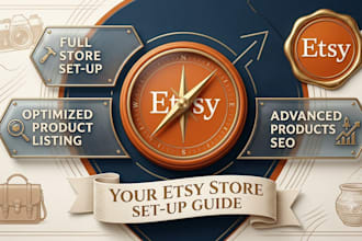 upload your products and optimize profile on etsy