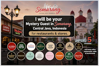 be your mystery guest in semarang for restaurants and stores