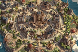 create a fantasy map for dnd games or for any use you desire