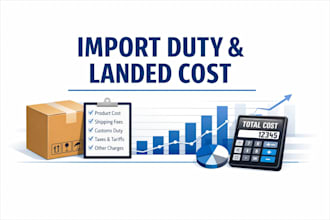 calculate import duty and landed cost for your product