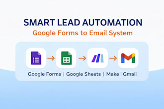 build automated lead capture system using google forms and make