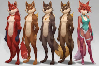 draw furry and cute art for you