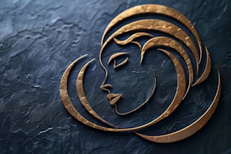 design unique and creative geometric and golden ratio logo