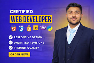 professional full stack web developer PHP python ai