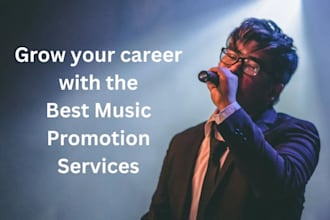 promote your song to music group and college radio station worldwide for airplay
