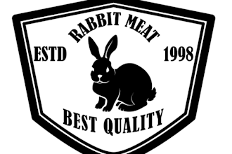 create wonderful excellent rabbit logo design