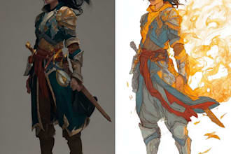dnd character art and dnd character art