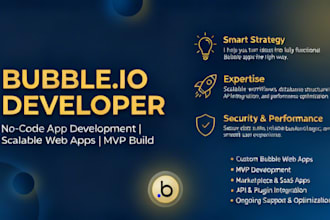 bubble io developer bubble mvp bubble marketplace bubble io app bubble website