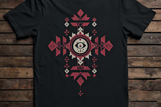 make  clothing graphic design and t shirt design