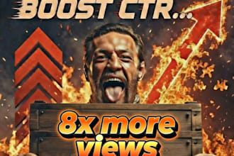 create a perfect youtube thumbnail for you
