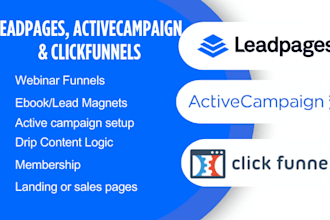 be your activecampaign clickfunnels funnel leadpages landing page expert