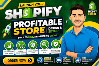 do shopify store design clothing, jewelry store shopify droshipping landing page