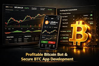 build profitable bitcoin bot, secure btc app development for fast withdrawals