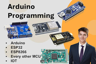 do firmware coding for arduino esp32 esp8266 and iot projects