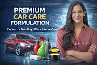 create custom car detailing and automotive care product formulas