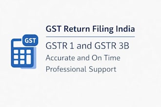 prepare and assist gst return filing gstr1 gstr3b accurately and on time india