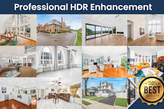 do real estate photo editing hdr, flambient professionally