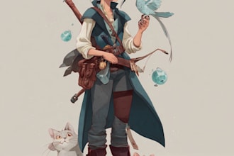dnd character art and dnd character art