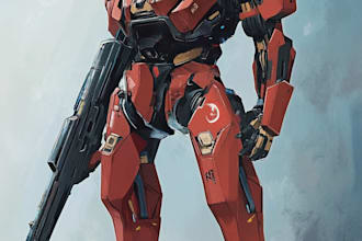 illustrate your mecha, robot and armored characters
