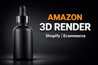 create photorealistic 3d product rendering for amazon and e commerce