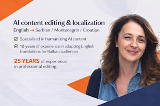 humanize and edit your ai translation from english to balkan languages