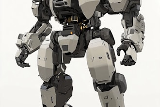 high quality robot, mecha concepts