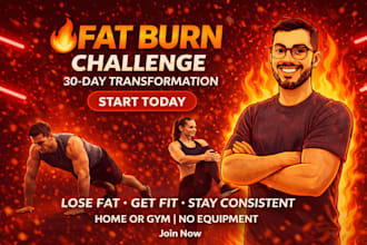 do 30 day fitness challenge to lose fat get fit  build healthy habits