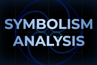 analyze the symbolism and hidden structure of your story or creative project
