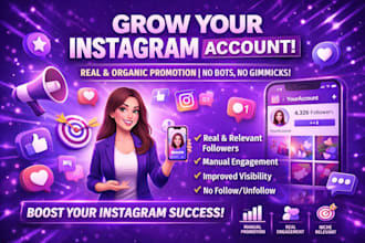 boost your instagram with organic promotion and growth