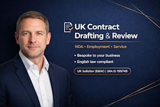 draft and review airtight legal contracts under UK law