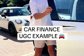 create male ugc spokesperson video ads, finance spokesperson video, male actor