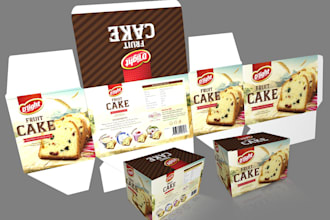 design print ready packaging, label, brochure with cmyk, bleed and die line