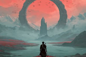 design professional fantasy book covers illustration