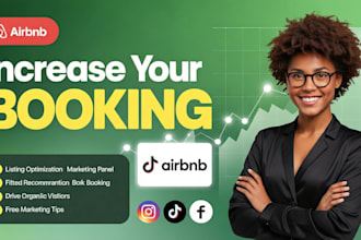 do airbnb promotion, booking,vrbo marketing, airbnb listing seo to boost booking