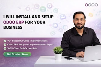 install and setup odoo erp for your business