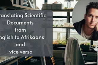 translate scientific documents from afrikaans to english