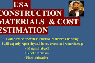 do drywall and cost estimation material takeoff siding