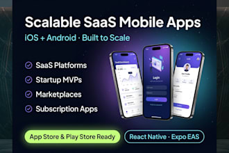 build your scalable saas mobile app using react native expo for ios android