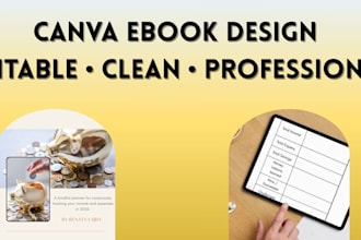 design a professional canva ebook or workbook