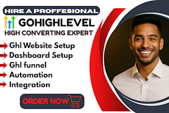 gohighlevel funnel, automation and crm setup ghl website, ghl sales funnel