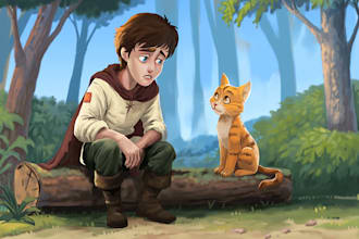 children story book illustration children story book illustration