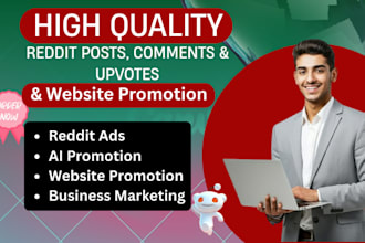 promote ai business web app crypto product link blog article via reddit seo post