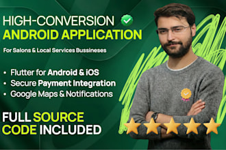 develop local service booking app and salon booking android app
