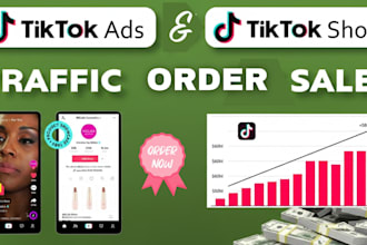 create tiktok ads campaign and tiktok shop setup for ecommerce sales