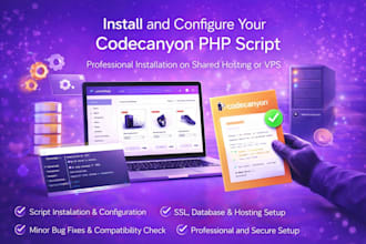 install and fix your codecanyon PHP script fast