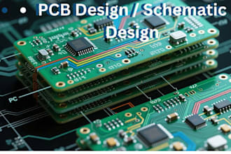 create pcb layout and schematic, esp32, nrf52, arduino, ble device, embedded iot